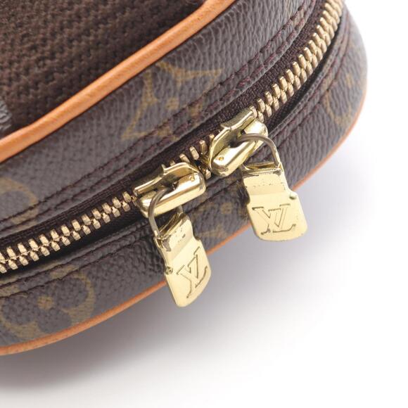 LOUIS VUITTON Brown Monogram Leather Pochette Hobo Bag - Picture 7 of 11